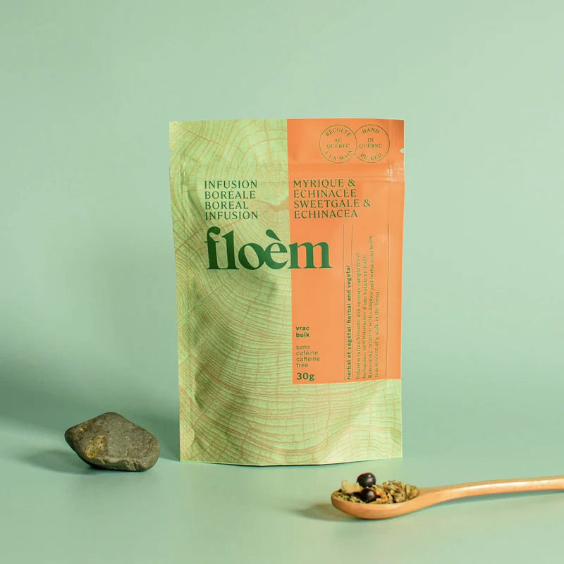 Tisane / Infusion boréale - Myrique et Échinacée - Floèm - Vrac 30g